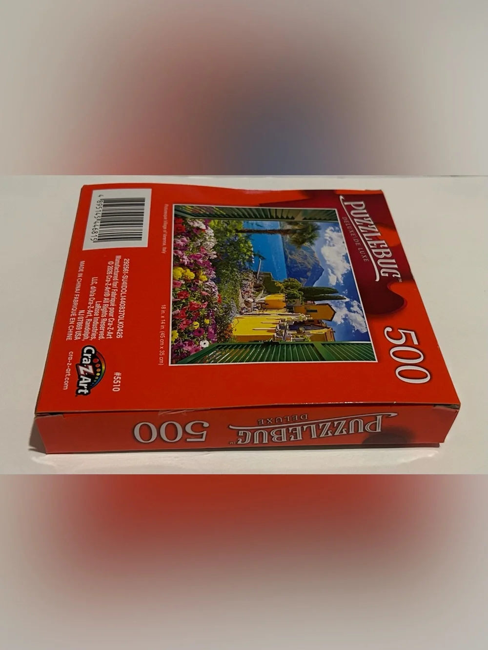 New “Picturesque Village of Varenna, Italy” 500 Pieces 18” x 14” Puzzlebug